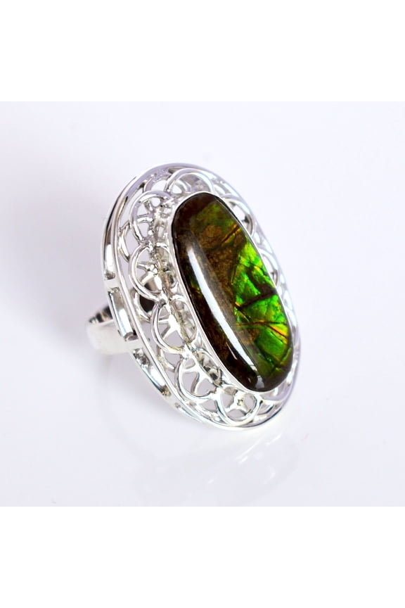 Ammolite Ring-Custom