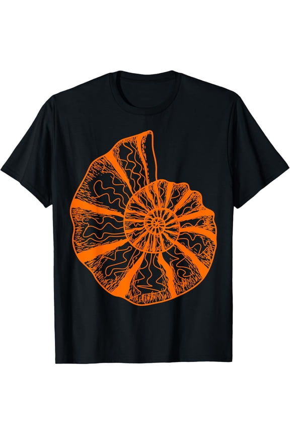 Ammonite Fossils Geologist Paleontologist Study Paleontology T-Shirt