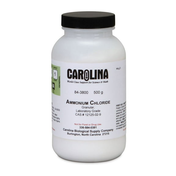 Ammonium Chloride, Granular, Laboratory Grade, 500 G