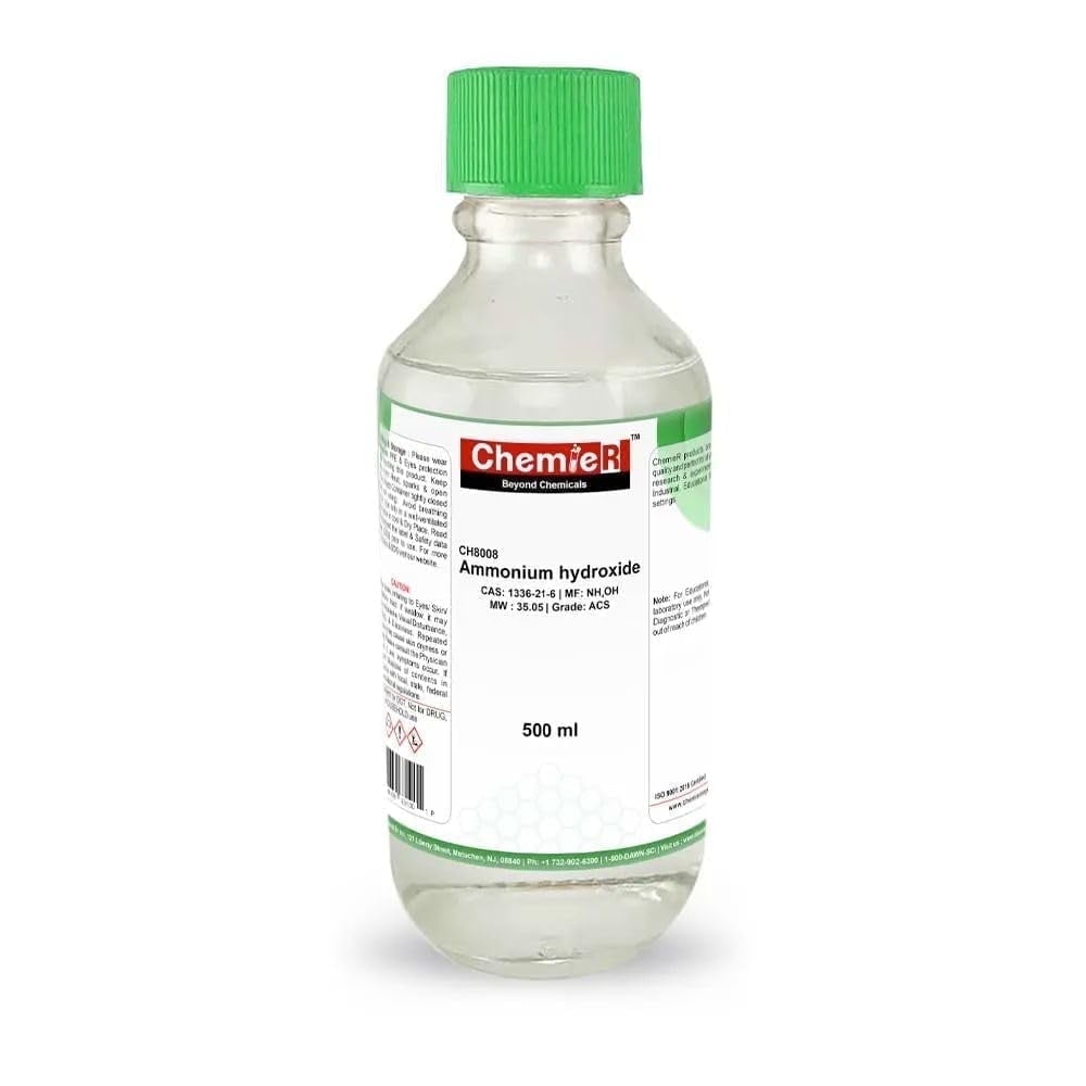 Ammonium Hydroxide Solution, ACS Reagent Grade, 28-30%, 1 Liter Bottle