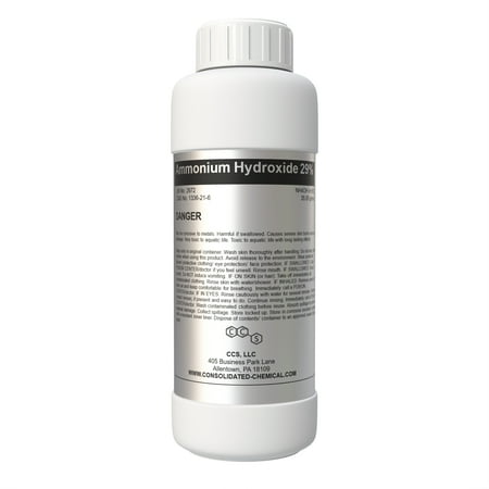 Ammonium Hydroxide 29% – High-Quality Aqueous Solution - 100mL (3.3 Fl Oz)