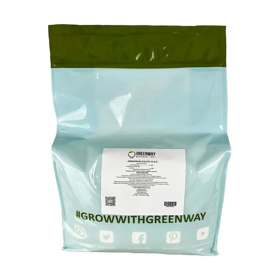 Ammonium Sulfate Fertilizer 21-0-0 100% Water soluble Lawn Fertilizer 25 Pounds