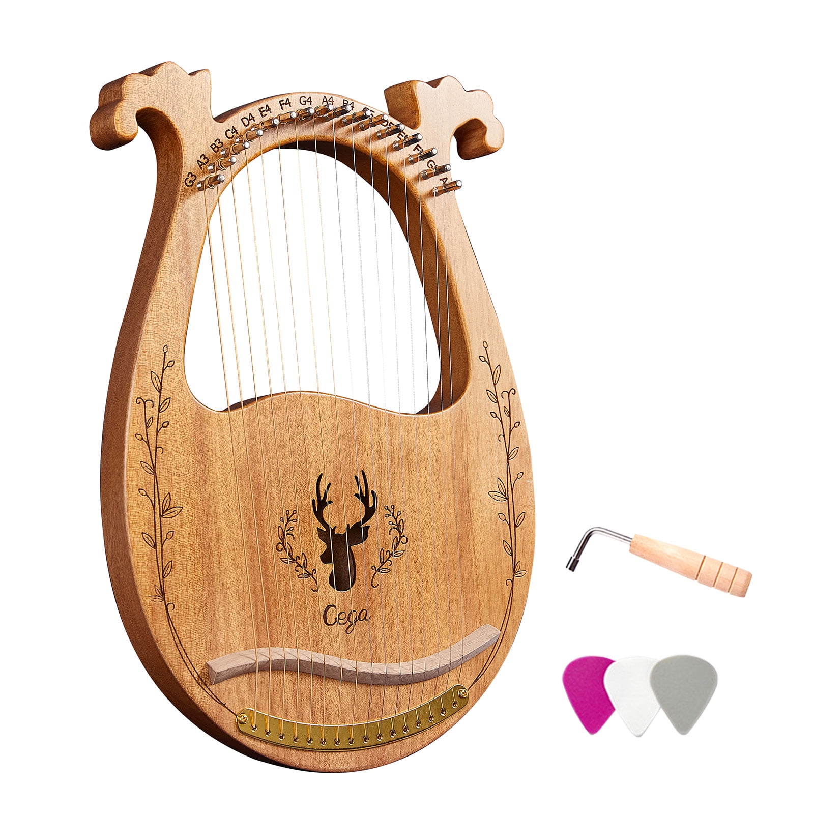 Lyre harp cheap 16 string