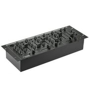 Ammoon Professional 5-Channel DJ Rack Mount Stereo Mixer Mixing Console