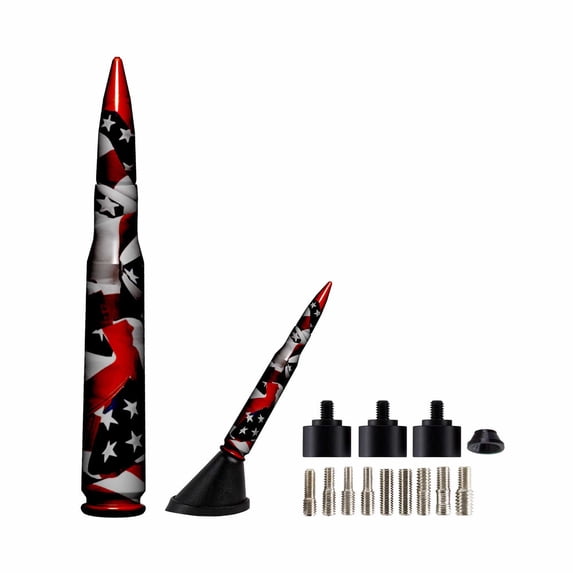 Ammotenna 50US 50 Caliber Replica Antenna Mast - US Flag Hydro Dip Design