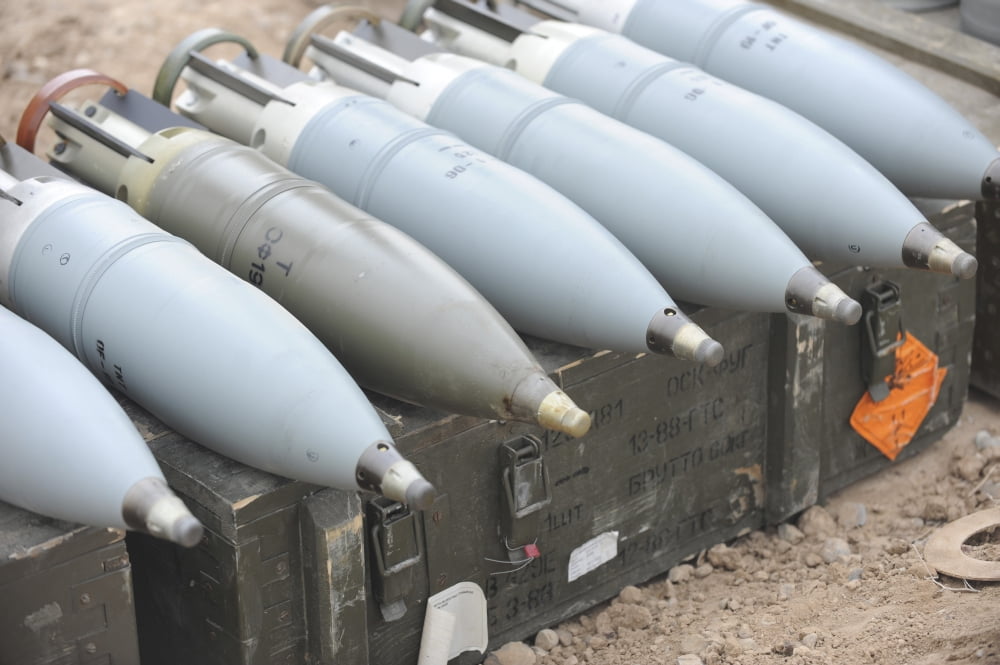 Ammunition for Iraqi T-72 tanks Canvas Art - Stocktrek Images (35 x 23)