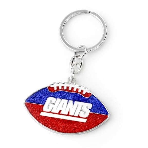 Amo 6326475362   York Giants Football Glitter Keychain