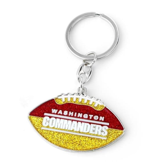 Amo 6326475371 Washington Commanders Football Glitter Keychain