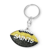 Amo 6326475376 Orleans Saints Football Glitter Keychain