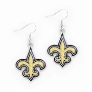 Amo 6326478984 Orleans Saints Glitter Dazzle Earrings