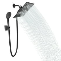 Amobro 12" Shower Head, 8 Modes, Rainfall/Handheld Shower Combo, 2 Piece
