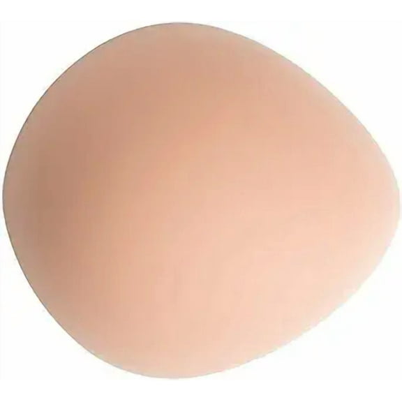 Amoena Balance Essential Thin Oval 228 Quality Silicone Breast Prosthesis/Shaper for Breast Asymmetry/Mastectomy - Single Item Ivory X-Large