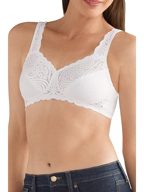 Jasmin Wire-Free Soft Bra 36AA White