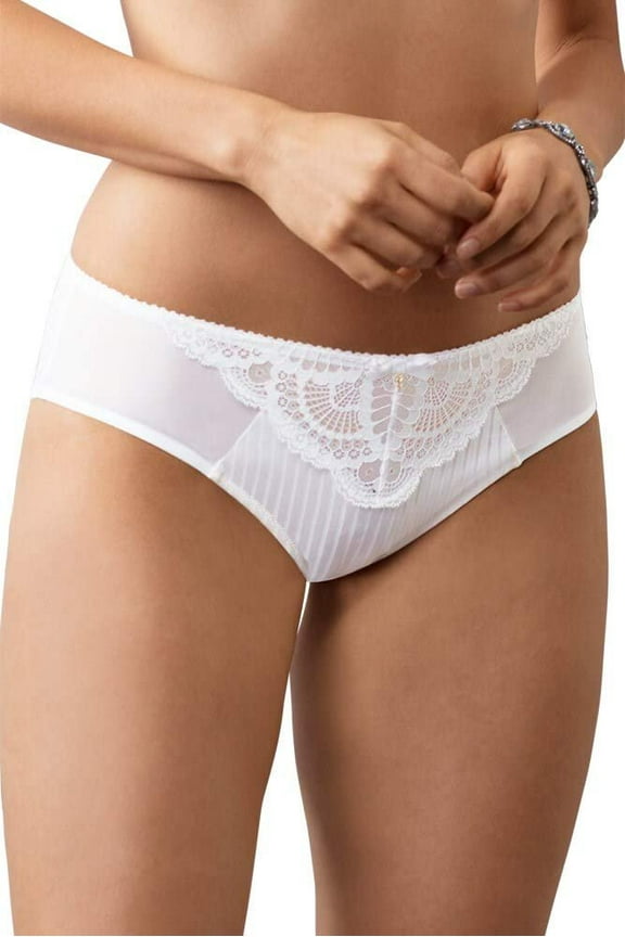 Karolina Panty - White/Light Nude - 6