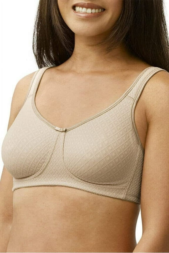 Mira Wire-Free Camisole Pocketed Mastectomy Bra 36DD Light Taupe