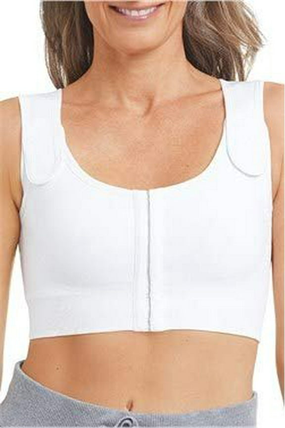 Sina Seamless Post-Surgical Bra - White - 44/46