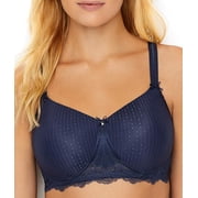 Amoena DARK BLUE Aurelie Padded Wire-Free Bra, US 32DD, UK 32DD