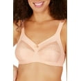 thumbnail image 1 of Amoena Womens Isadora Wire-Free Pocketed Mastectomy Bra Rose Nude 42D, 1 of 4