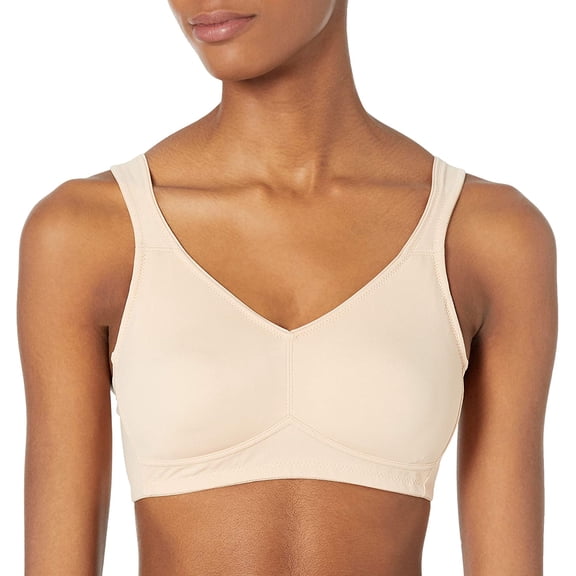 Amoena Womens Marlena Seamless Wire Free Bra 42D Nude