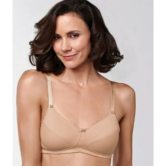Amoena Womens Ruth Wire-Free Cotton Comfort Bra Style-0872
