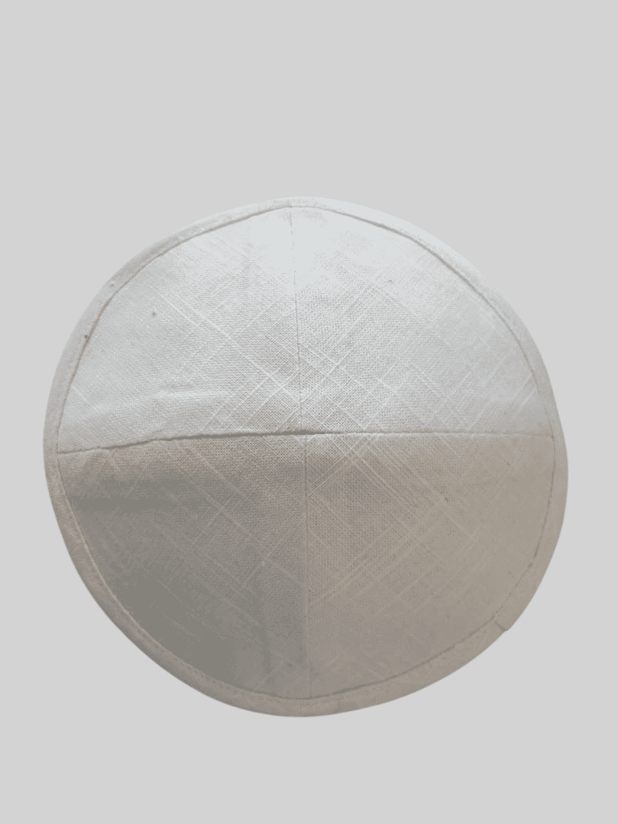 AmoghK Modern Linen Kippah for Men Yarmulke Cap Jewish Yamaka Hat ...