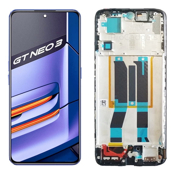 Amoled Display With Frame for Realme Gt Neo 3 Rmx3560