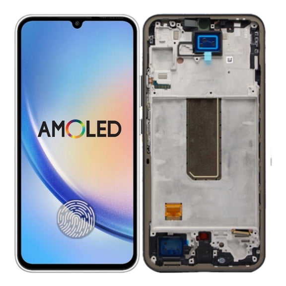 Amoled Display With Frame for Samsung Galaxy A34 5g A346b