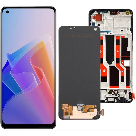 Amoled Screen With Frame For Oppo Reno7 Lite 5g Cph2343