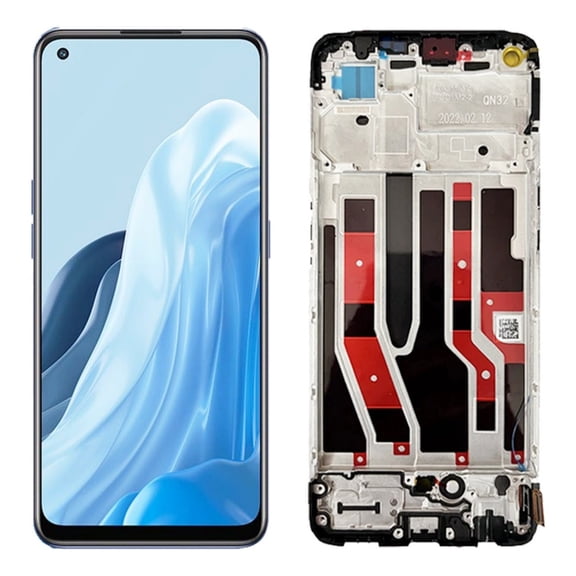 Amoled Touch Screen With Frame for Oppo Reno7 4g Cph2363