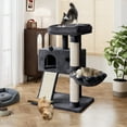 Amolife 36 Inch Cat Tower MultiLevel Cat Tree with Scratching Posts
