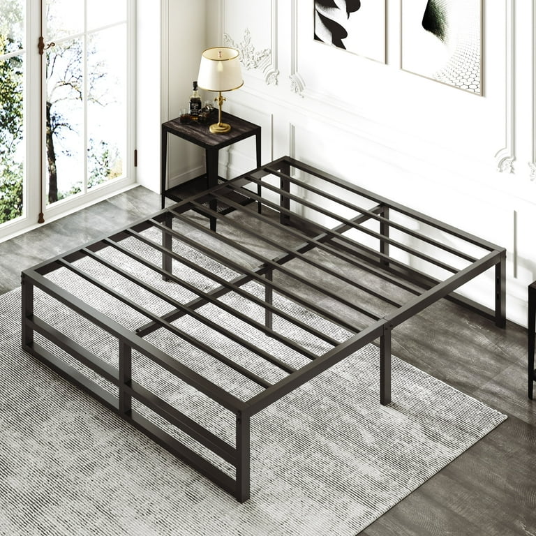Full size platform bed frame walmart discount