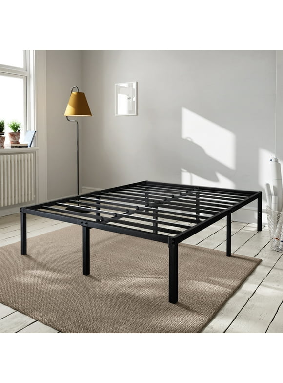 Amolife Heavy Duty Full Size Metal Platform Bed Frame with 16.5'' Large Under Bed Storage Space