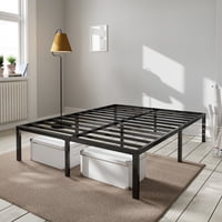 14'' Amolife Heavy Duty Queen Size Metal Platform Bed Frame