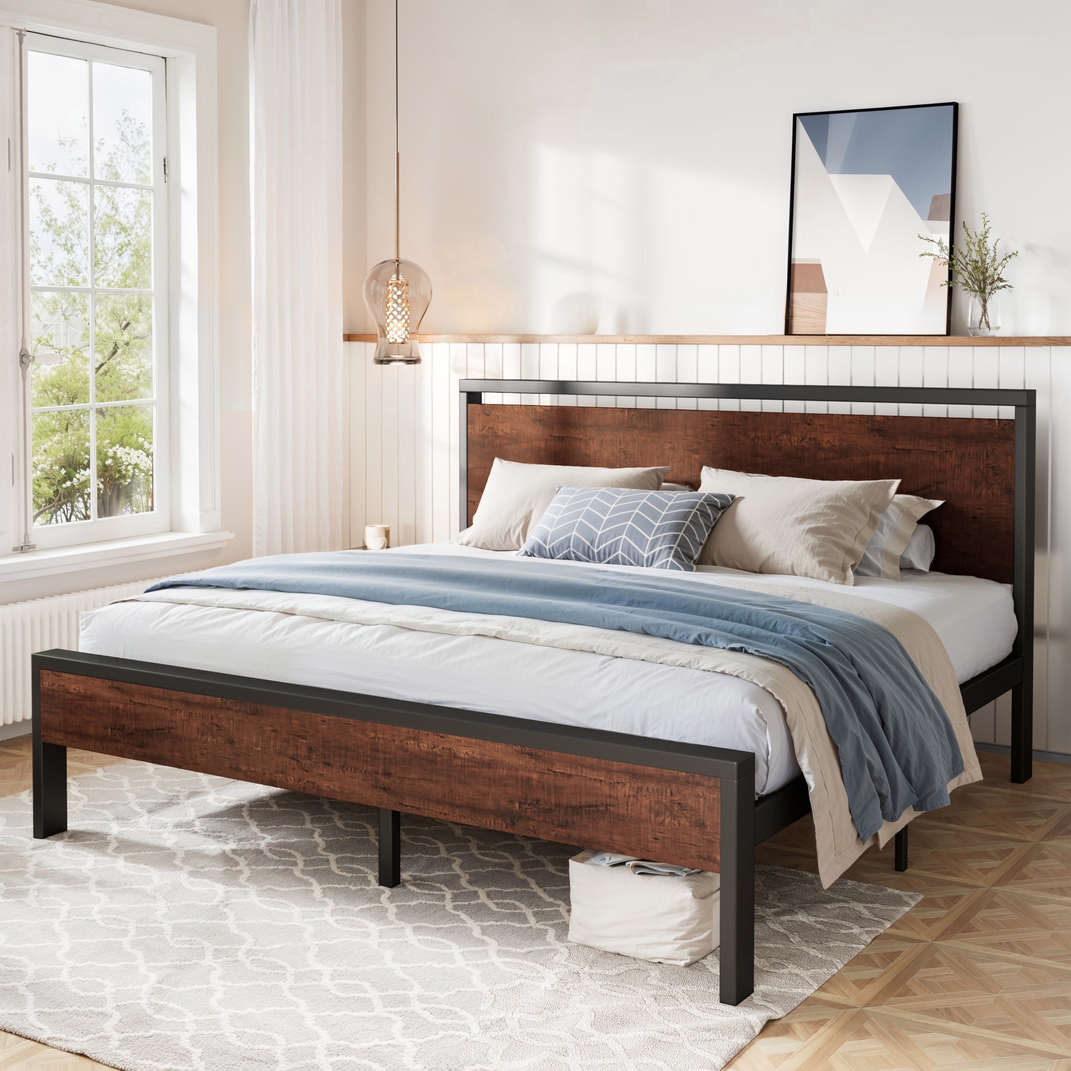Premium King Size Metal Bed Frame