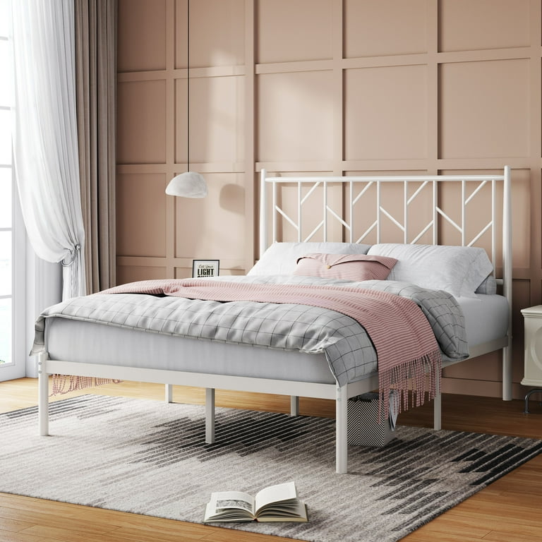 Amolife Queen Platform Bed Frame