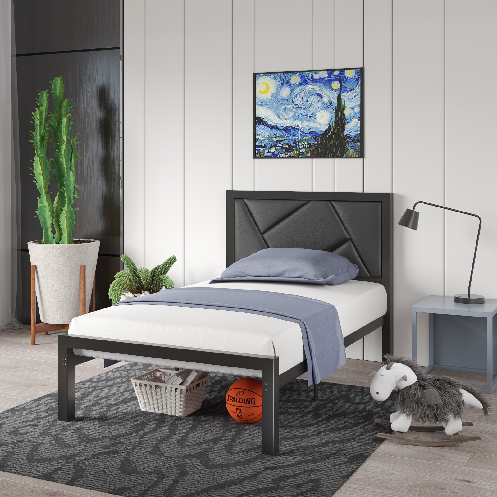 B5106 size upholstered corner cheap bed