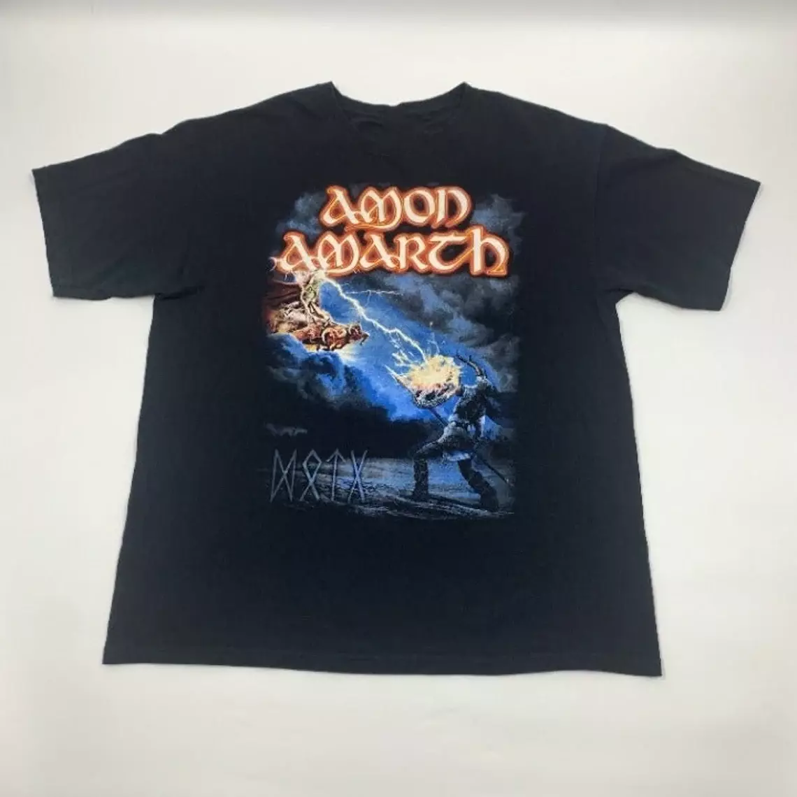 Amon Amarth Band Black Tshirt Cotton Unisex Short Sleeve Ni369 Tshirt, M