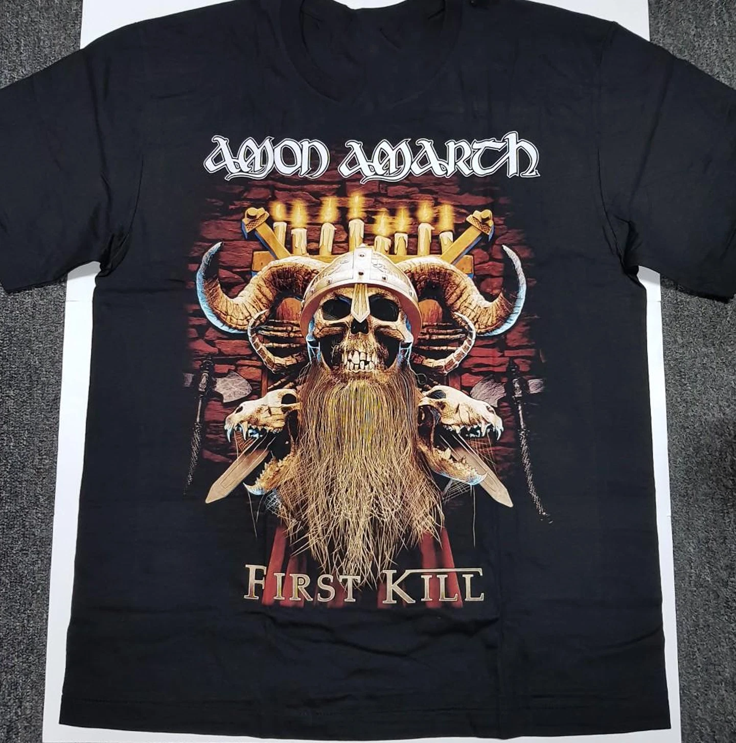 Amon Amarth Band Music Black T-Shirt Cotton Unisex S-5XL NI372 ...