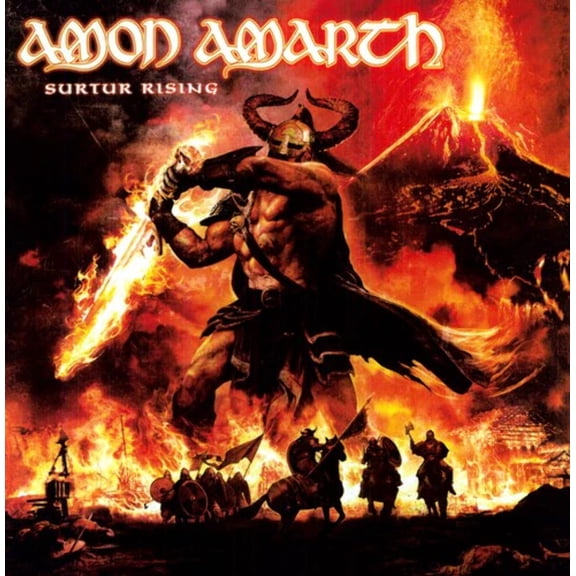 Amon Amarth Surtur Rising (Limited Edition, Sun Yellow Marble) [Import] Records & LPs