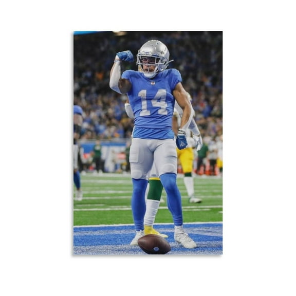 Amon-Ra St. Brown Canvas Poster Canvas Wall Art Poster Decorative Bedroom Modern Home Print Picture Artworks Posters 12x18inch(30x45cm)