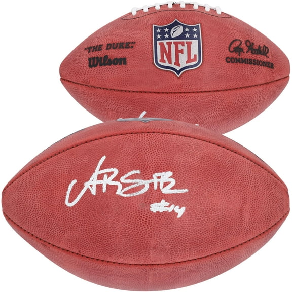 Amon-Ra St. Brown Detroit Lions Autographed Duke Full Color Football - Fanatics Authentic Certified