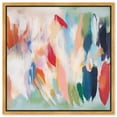 thumbnail image 1 of Amonada II Canvas Modern Color Abstract by Art Remedy, Gold Frame, 40" x 40", 1 of 7