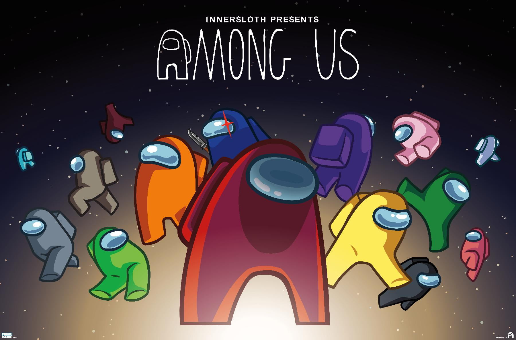 Among- Space Wall Poster, 14.725" x 22.375"
