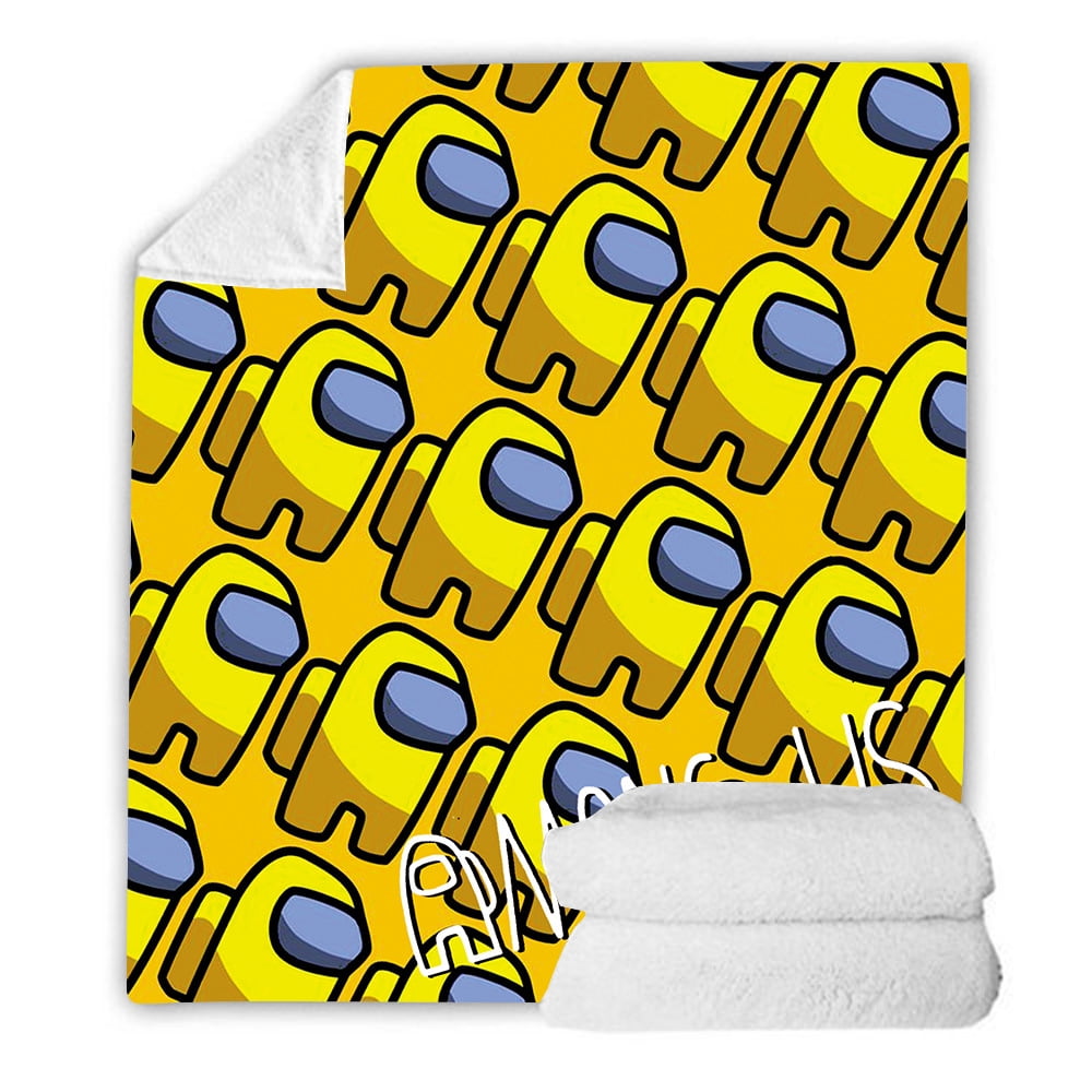 Among US Flannel Kids Sofa Blanket