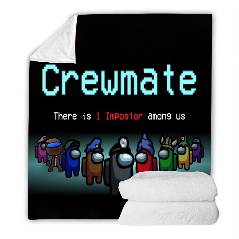 Among US Flannel Kids Sofa Blanket