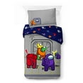 Among Us 2Piece Twin/Full Reversible Comforter and Pillowcase Bedding