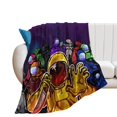Among Us 3D Cartoon Blanket Throw for Kids,Extra Large Fleece Throw