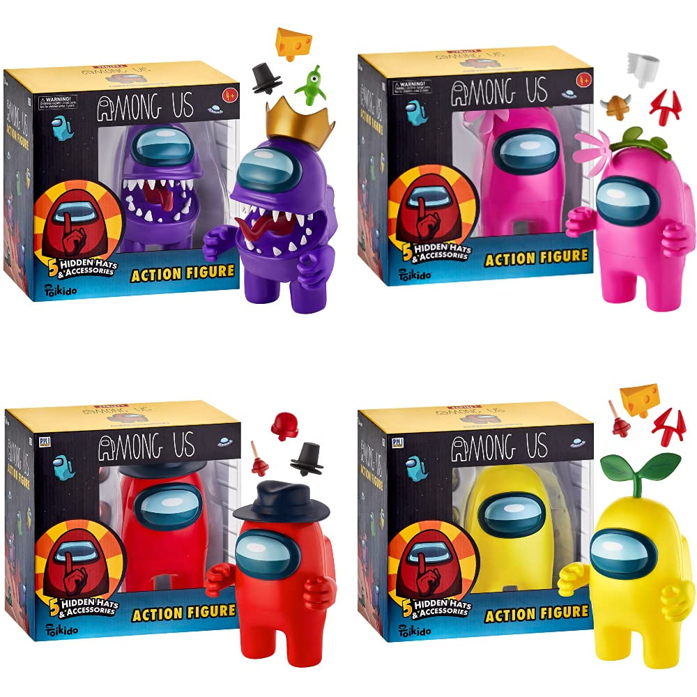 未開封　Among Us アモングアス　フィギュア　3体セット　(AU6500) Among Us AU6500 Figure, Multi-Colour - Walmart.com