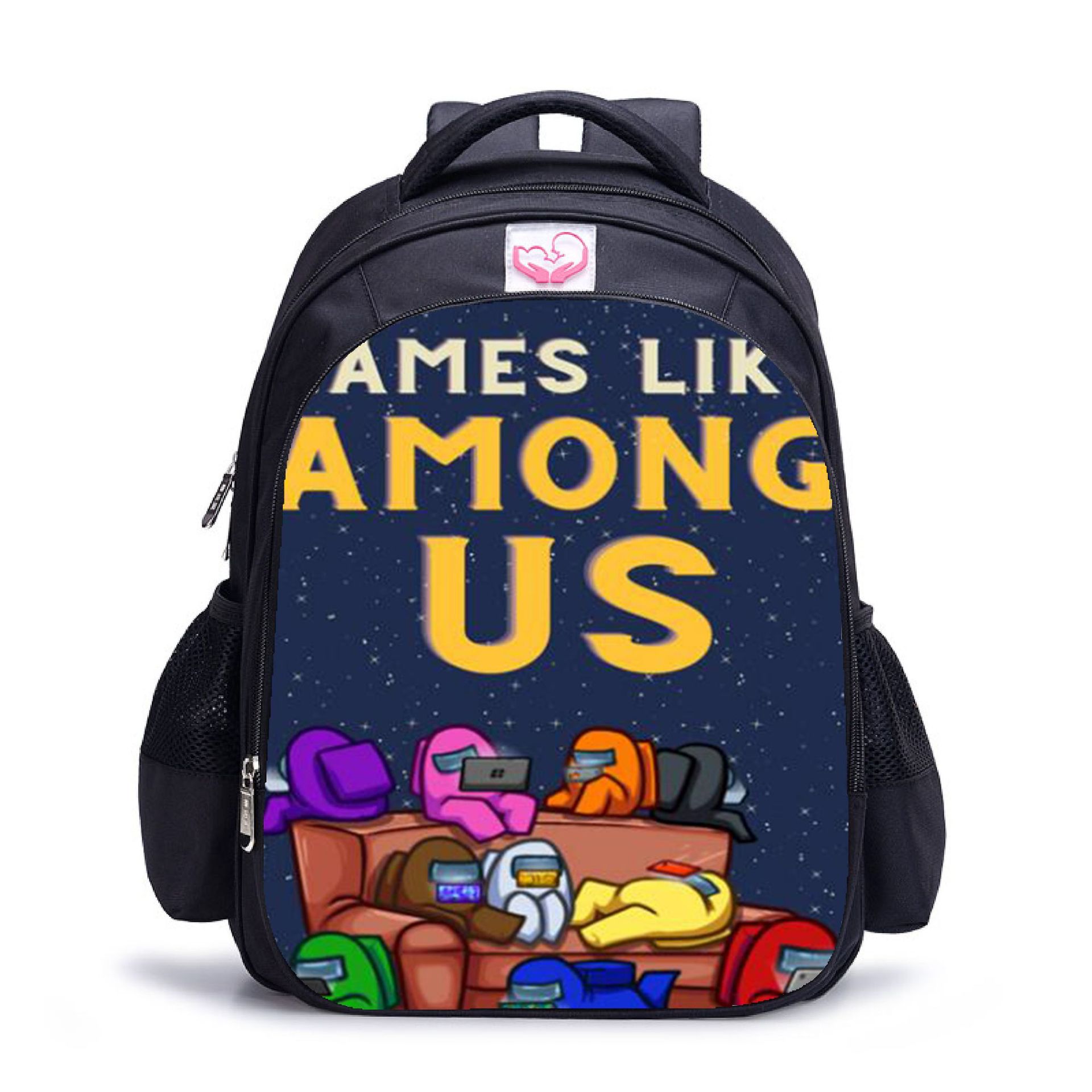 Among Us Backpack Lightening School Bag Backpack