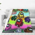 Among Us Blanket UltraSoft Flannel Fleece Warm Throw Quilt Anime